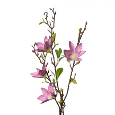 Velká umělá květina růžová magnolie hvězda – 84 cm