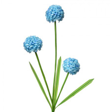 Velká umělá rostlina modrá okrasný česnek – 84 cm