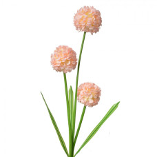 Velká umělá rostlina oranžová okrasný česnek – 84 cm