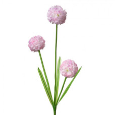 Velká umělá rostlina růžová okrasný česnek – 84 cm