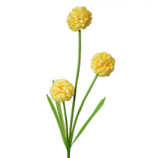 Velká umělá rostlina žlutá okrasný česnek – 84 cm