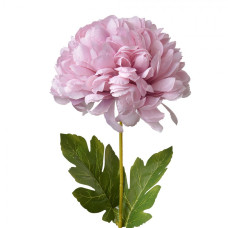 Velká umělá květina fialová pivoňka – 80 cm