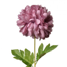 Velká umělá květina levandulová pivoňka – 80 cm