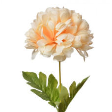 Velká umělá květina žlutá pivoňka – 80 cm