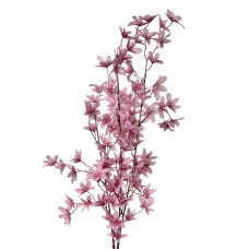 Velká umělá květina fialová magnolie hvězda – 112 cm