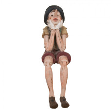 Figurka sedící Pinocchio A – 14x8x29 cm