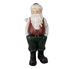 Figurka Santa Clause v zelených kalhotách – 26x25x51 cm