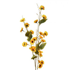 Velká umělá květina žlutá pomněnka Janfleu – 107 cm