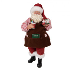 Figurka Santa Clause nesoucí tužky a vláček – 28 cm