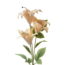 Umělá kytice žlutých lilií - 72 cm