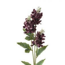 Umělá květina červená větvička vlčích bobů - 71 cm