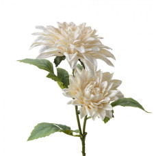 Umělá květina bílá astra Elena - 62 cm