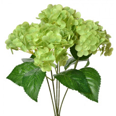 Umělá květina zelená hortenzie Mariposa - 45 cm