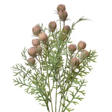 Umělá květina růžová Love in a mist - 47 cm