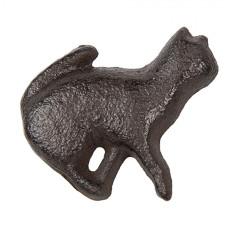 Kovová úchytka / klika běžící kočka – 5x3x5 cm