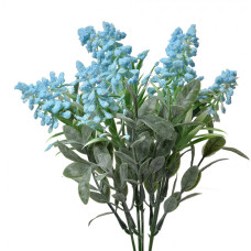 Umělá květina modrý modřenec Mina – 32 cm