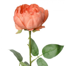 Umělá květina oranžová pivoňka Alexandra – 62 cm
