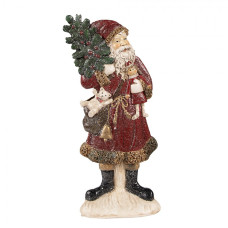 Figurka Santa Clause s dárky na sněhu – 9x4x23 cm