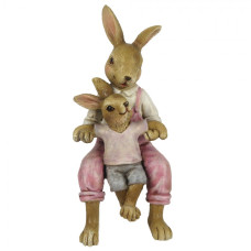 Figurka hrajicích si králíčků – 15 cm