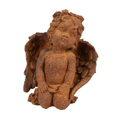 Náboženská socha klečícího andělíčka s křídly Bartholomeus – 11 cm