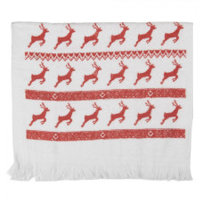 Kuchyňský froté ručník s vánočním vzorem s jelenem Nordic Christmas 1 – 40x66 cm