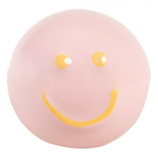 Růžová úchytka smajlík – 4x3 cm
