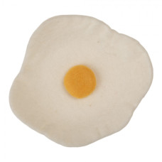 Dekorativní filcová miska / tácek vajíčko volské oko – 20x13x3 cm