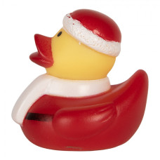 Vánoční gumová koupací kachnička Santa Claus – 6 cm