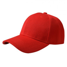 Červená kšiltovka basic – obvod hlavy 57 cm