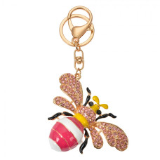 Zlatý přívěšek na klíče včela – 6x2x8 cm