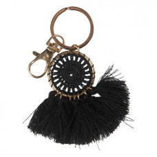 Černý přívěsek na klíče lapač snů