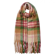Zeleno-červená dámská zimní šála Cas – 35x212 cm