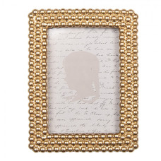 Zlatý fotorámeček s bublinkatou strukturou Bruisend – 9x2x11 cm na fotografii 6x9 cm
