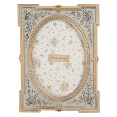 Art deco fotorámeček s růžemi Rosalinka – 17x2x23 cm na fotografii 13x18 cm