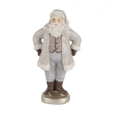 Vánoční dekorace figurka Santa Clause s rukama v kapsách – 8x6x15 cm