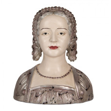 Dekorace busta ženy v empírovém šatu Emira – 29x17x32 cm