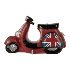 LED lampička britská motorka / skútr – 21x16x22 cm