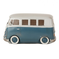 LED lampička modro-bílá hippie dodávka – 28x13x13 cm