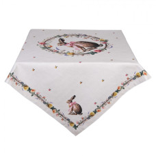 Bavlněný ubrus s velikonočním zajíčkem Easter Vintage Ears – 100x100 cm