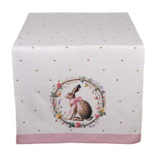 Běhoun na stůl s velikonočním zajíčkem Easter Vintage Ears – 50x140 cm