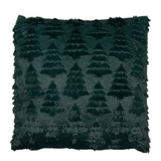 Zelený vánoční dekorační poštář se stromečky Plaas – 45x45x4 cm