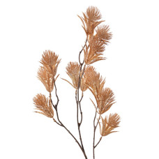 Umělá rostlina větvička s béžovými květy – 86 cm
