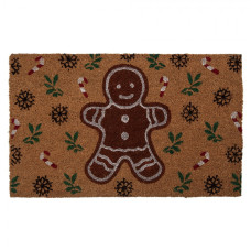 Vánoční rohožka s panem Perníčkem Cozy Gingerbread Man – 75x45x1 cm