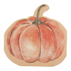 Papírové ubrousky ve tvaru podzimní dýně – 33x33 cm / 20 ks