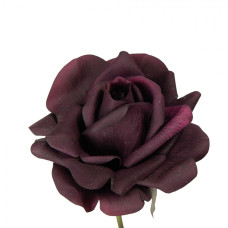 Umělá květina růžová růže – 35 cm_2