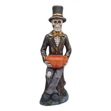 Černá plastová halloweenská dekorace