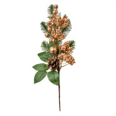 Umělá zlatá větev – 33 cm