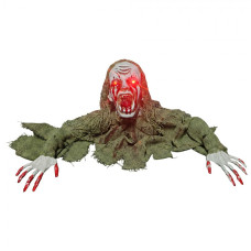 Zelená plastová halloweenská dekorace