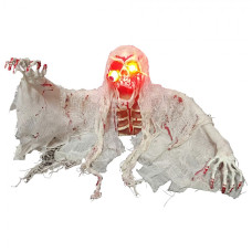 Bílá plastová halloweenská dekorace_3