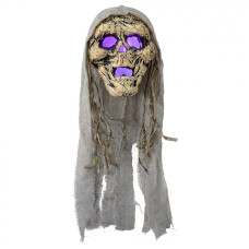 Bílá plastová halloweenská dekorace_4